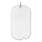 Plain .035 Gauge Engravable Dog Tag w/Notch Disc - WBC