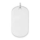 Plain .027 Gauge Engraveable Dog Tag Disc Charm - WBC