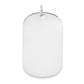 Plain .035 Gauge Engraveable Dog Tag Disc Charm - WBC