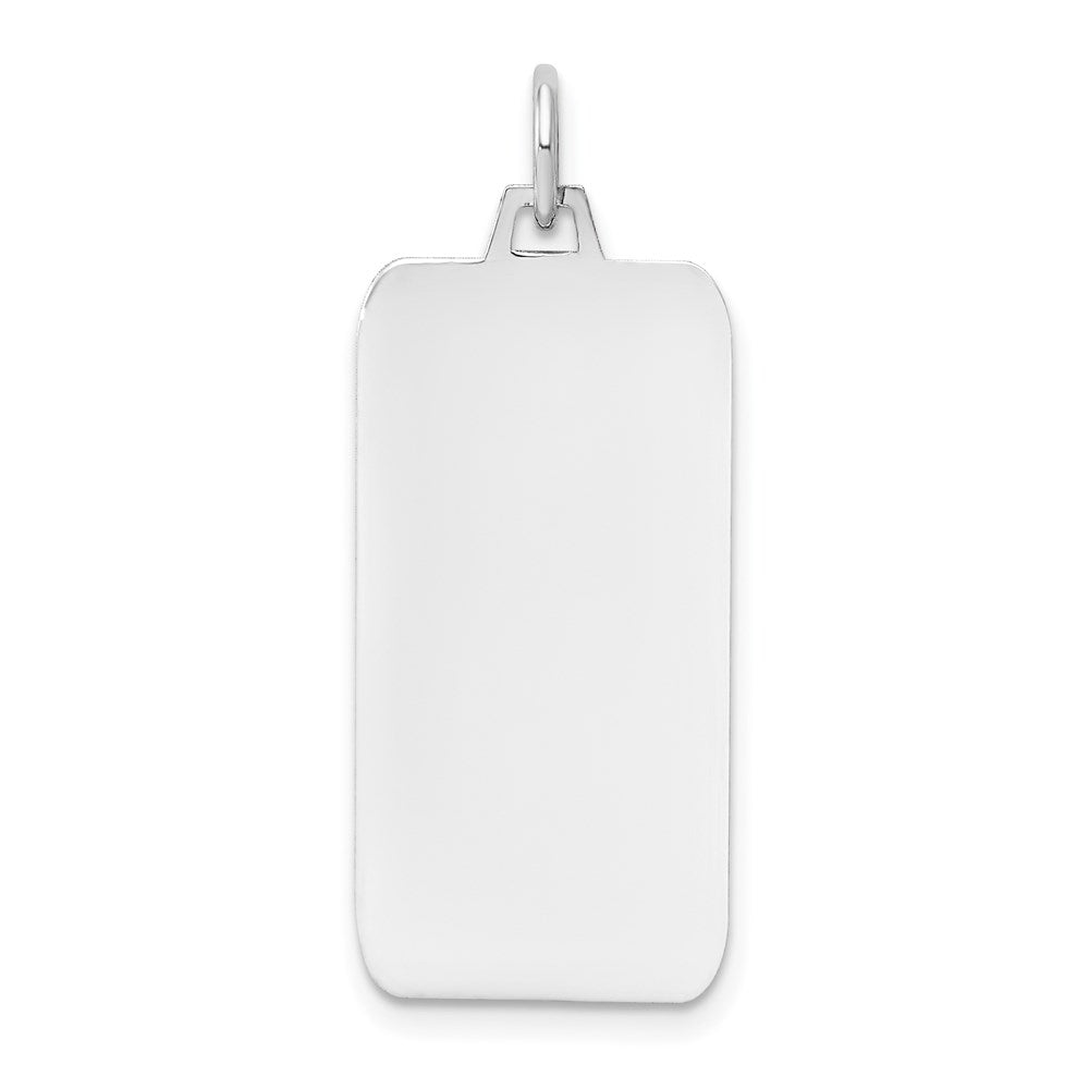 Plain .018 Gauge Rectangular Engravable Dog Tag - WBC