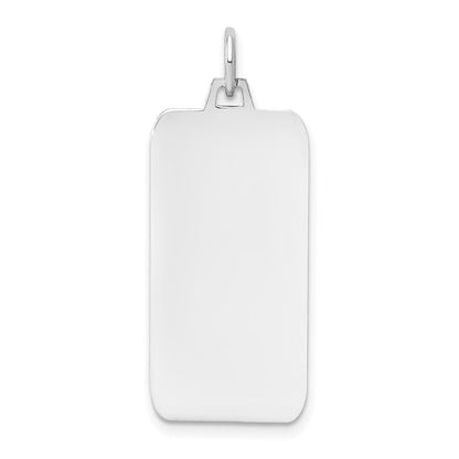 Plain .018 Gauge Rectangular Engravable Dog Tag - WBC