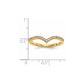 1/6 carat Diamond V-Shape Band - WBC