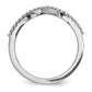 1/6 carat Diamond V-Shape Band - WBC