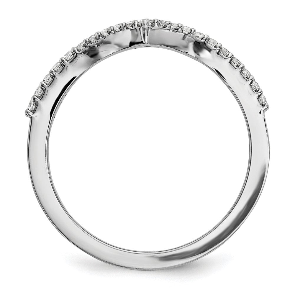 1/6 carat Diamond V-Shape Band - WBC