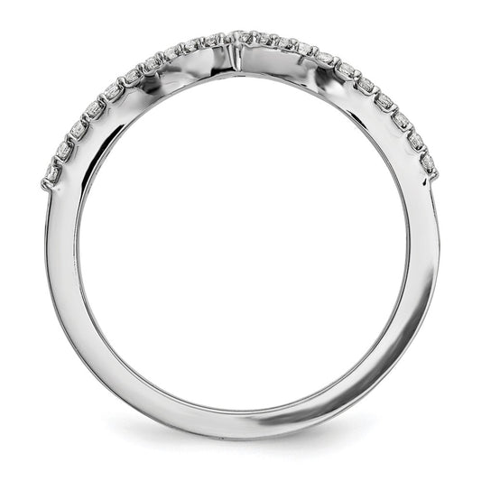 1/6 carat Diamond V-Shape Band - WBC