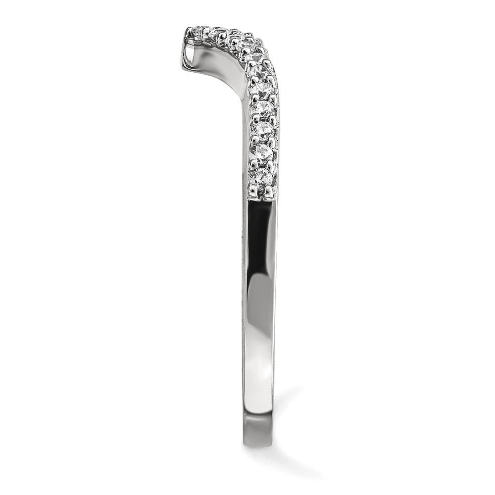 1/6 carat Diamond V-Shape Band - WBC