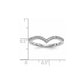 1/6 carat Diamond V-Shape Band - WBC