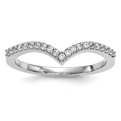 1/6 carat Diamond V-Shape Band - WBC