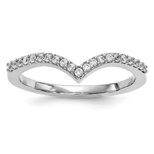 1/6 carat Diamond V-Shape Band - WBC