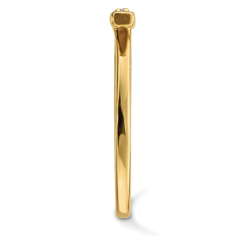 1/10 carat Diamond Bar Ring - WBC