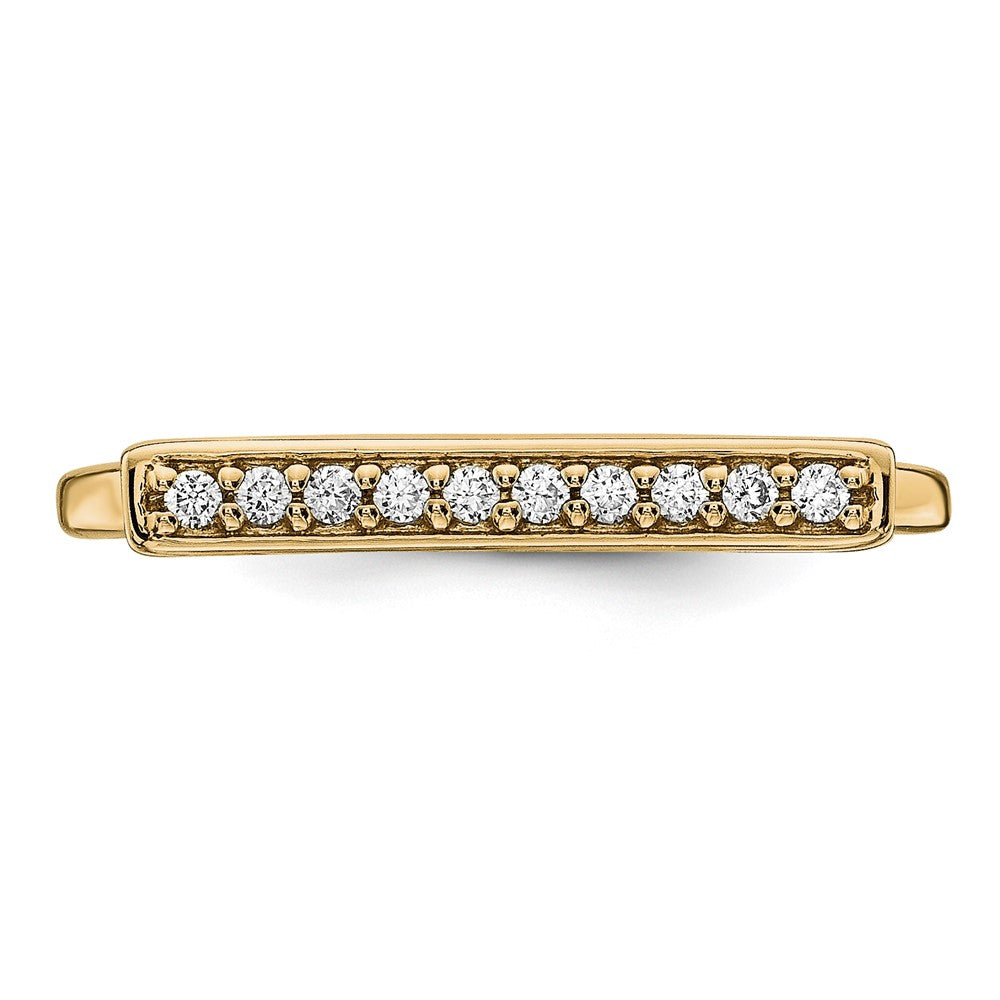 1/10 carat Diamond Bar Ring - WBC