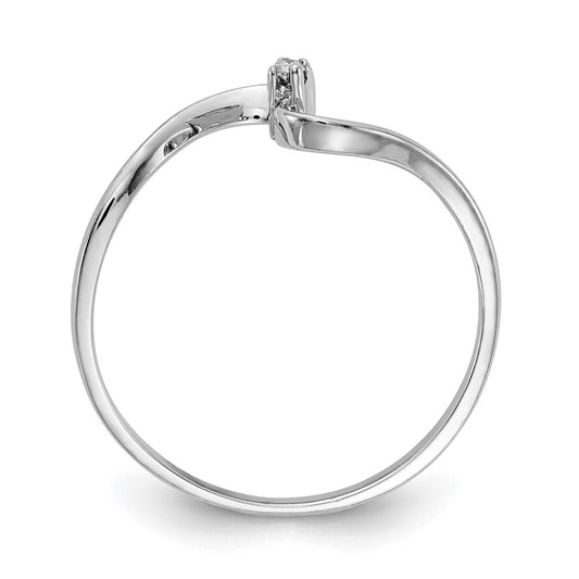 AA Diamond Curved Ring - WBC