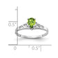 Pear Peridot Filigree Ring - WBC