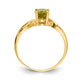 Oval Peridot Twist Ring - WBC