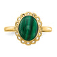 Malachite Cabochon Ring - WBC