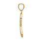 Polished HOPE Awareness Ribbon Pendant - WBC