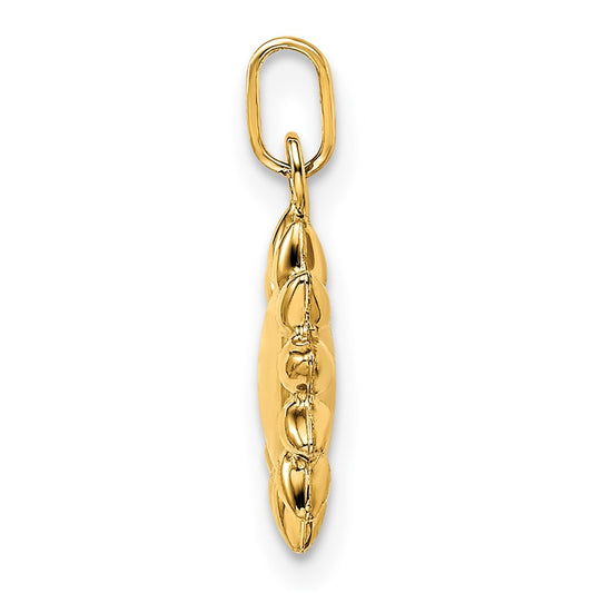 Polished Puffed Sun Pendant - WBC