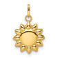Polished Puffed Sun Pendant - WBC