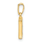 with Rhodium Diamond Letter E Initial Pendant - WBC