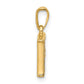 with Rhodium Diamond Letter F Initial Pendant - WBC