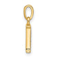 with Rhodium Diamond Letter K Initial Pendant - WBC
