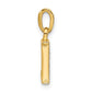 with Rhodium Diamond Letter L Initial Pendant - WBC