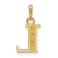 with Rhodium Diamond Letter L Initial Pendant - WBC