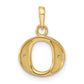with Rhodium Diamond Letter O Initial Pendant - WBC