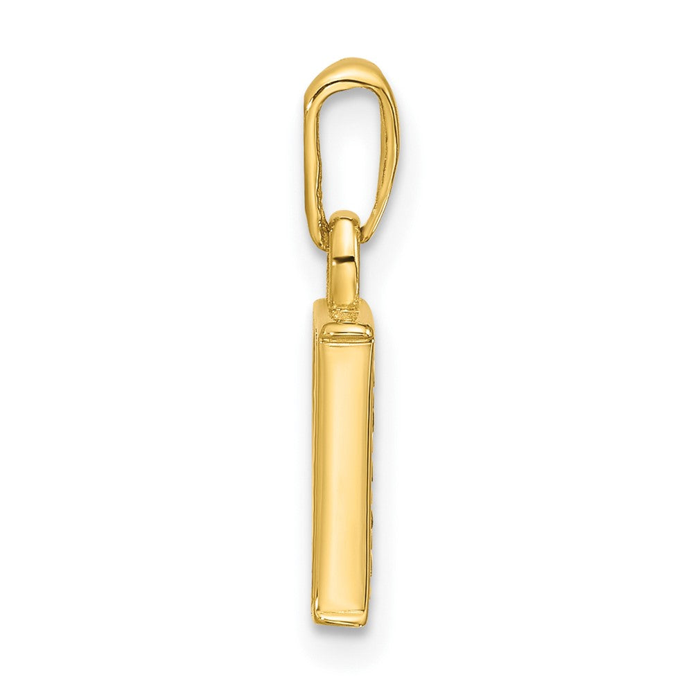 with Rhodium Diamond Letter P Initial Pendant - WBC