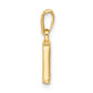 with Rhodium Diamond Letter R Initial Pendant - WBC