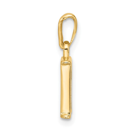 with Rhodium Diamond Letter R Initial Pendant - WBC