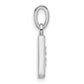 Diamond Letter A Initial Pendant - WBC