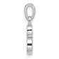 Diamond Letter B Initial Pendant - WBC