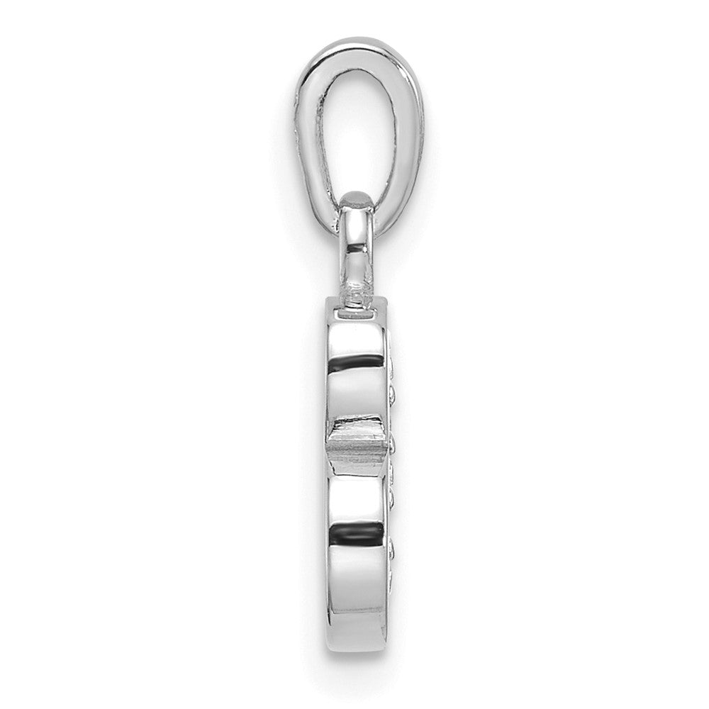 Diamond Letter B Initial Pendant - WBC