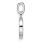 Diamond Letter D Initial Pendant - WBC