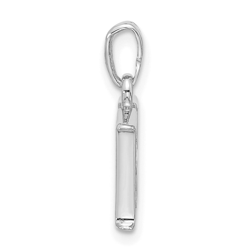 Diamond Letter H Initial Pendant - WBC