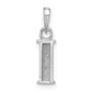 Diamond Letter I Initial Pendant - WBC