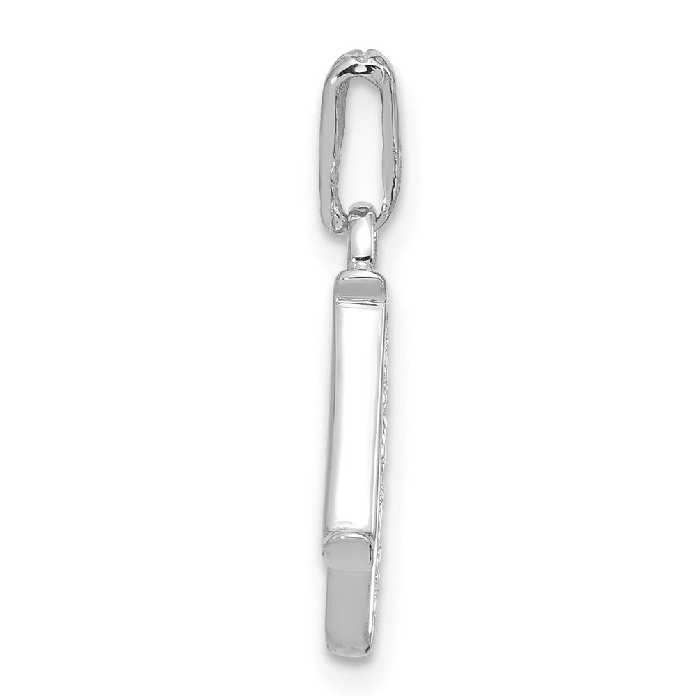Diamond Letter N Initial Pendant - WBC