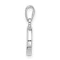 Diamond Letter O Initial Pendant - WBC