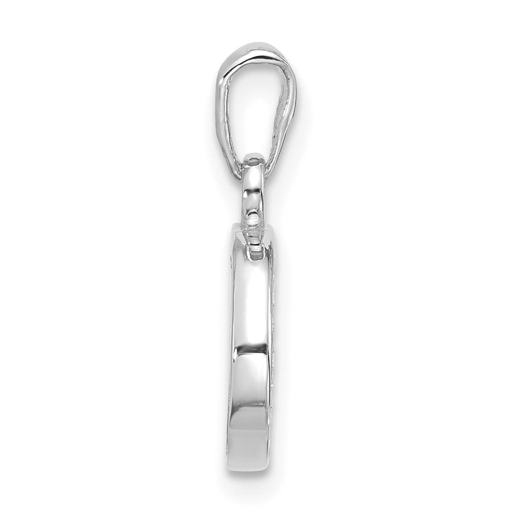 Diamond Letter O Initial Pendant - WBC