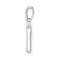 Diamond Letter R Initial Pendant - WBC