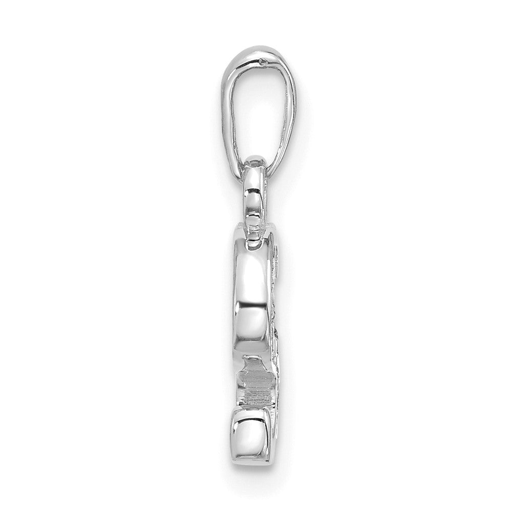Diamond Letter S Initial Pendant - WBC