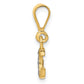 with Rhodium Diamond Letter G Initial Pendant - WBC