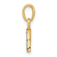 with Rhodium Diamond Letter I Initial Pendant - WBC