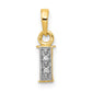 with Rhodium Diamond Letter I Initial Pendant - WBC