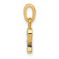with Rhodium Diamond Letter P Initial Pendant - WBC