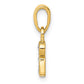 with Rhodium Diamond Letter R Initial Pendant - WBC
