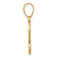 Script Letter G Initial Pendant with Diamond - WBC