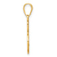 Script Letter S Initial Pendant with Diamond - WBC