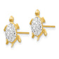 Crystal Turtle Post Earrings - WBC